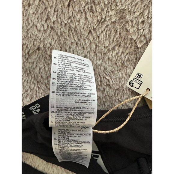 Adidas Purebare Light-Support Bra HA0067 - Black XL New - Picture 14 of 14